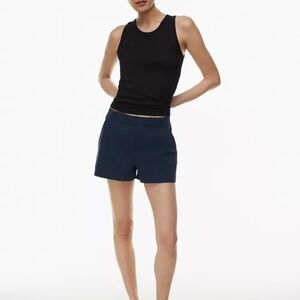 TNA Towel Terry Boyfriend Mid-Rise Sweatshort